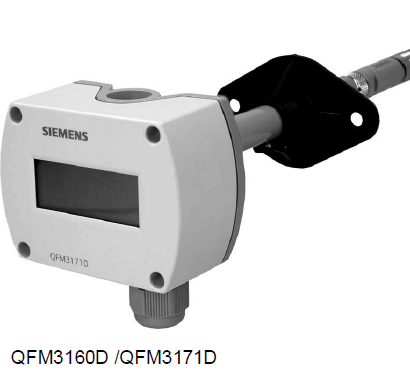 西门子风管温湿度传感器QFM3171D带液晶显示